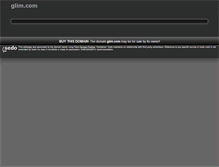 Tablet Screenshot of glim.com